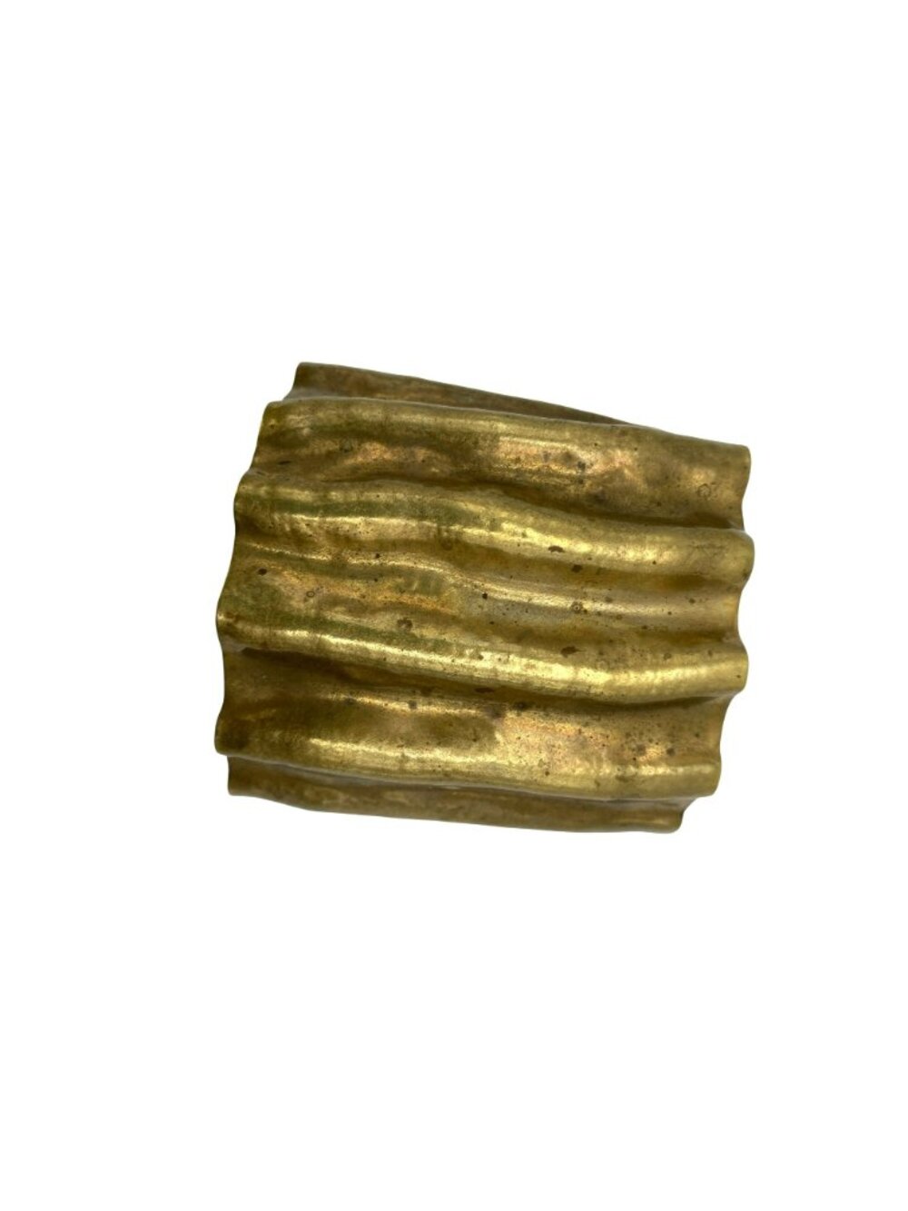 Dennis Higgins Brass Cuff Bracelet Brutalist Modern MCM Adjustable Hand Crafted - Picture 4 of 8